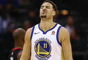 汤普森三分球命中数排联盟第一 水花兄弟三分为