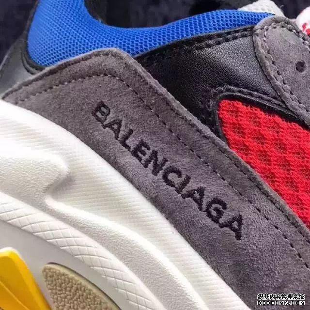 巴黎世家老爹鞋真假对比 Balenciaga Triple-S鉴定方法 巴黎世家老爹鞋真假对比 Balenciaga Triple-S鉴定方法